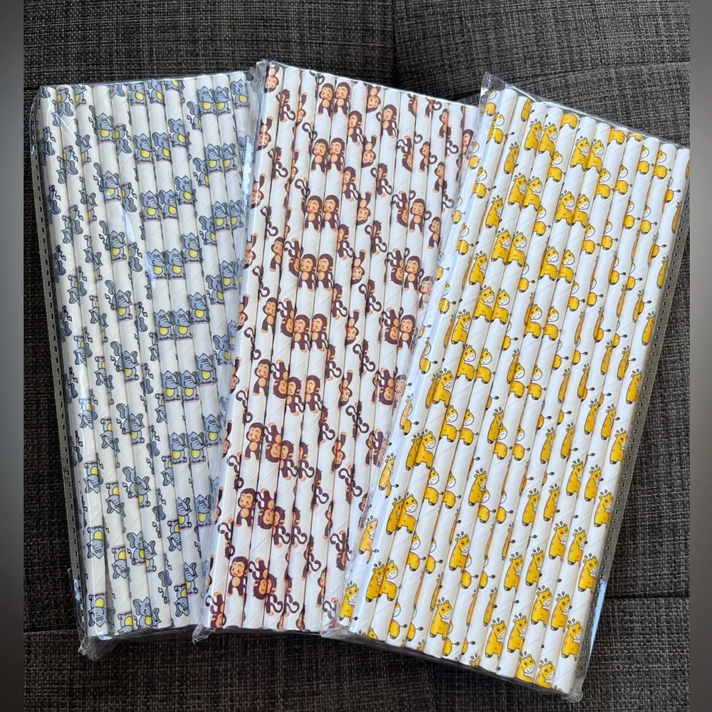 Paper straw bundle